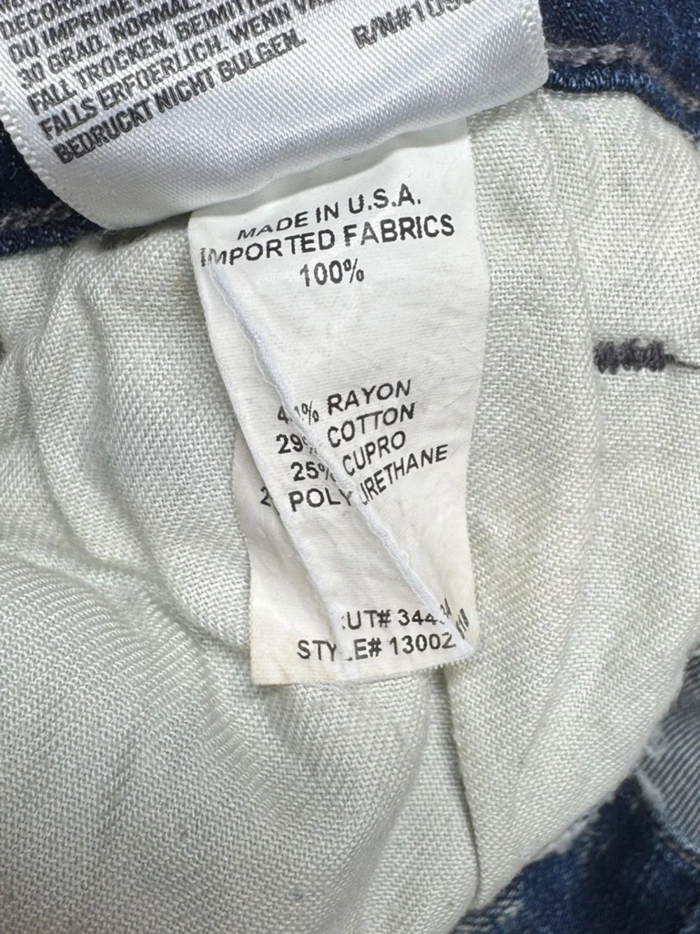 Citizens of Humanity COH Avedon Starry Night Paint Bleach Skinny Blue Jeans 28 - Picture 16 of 17